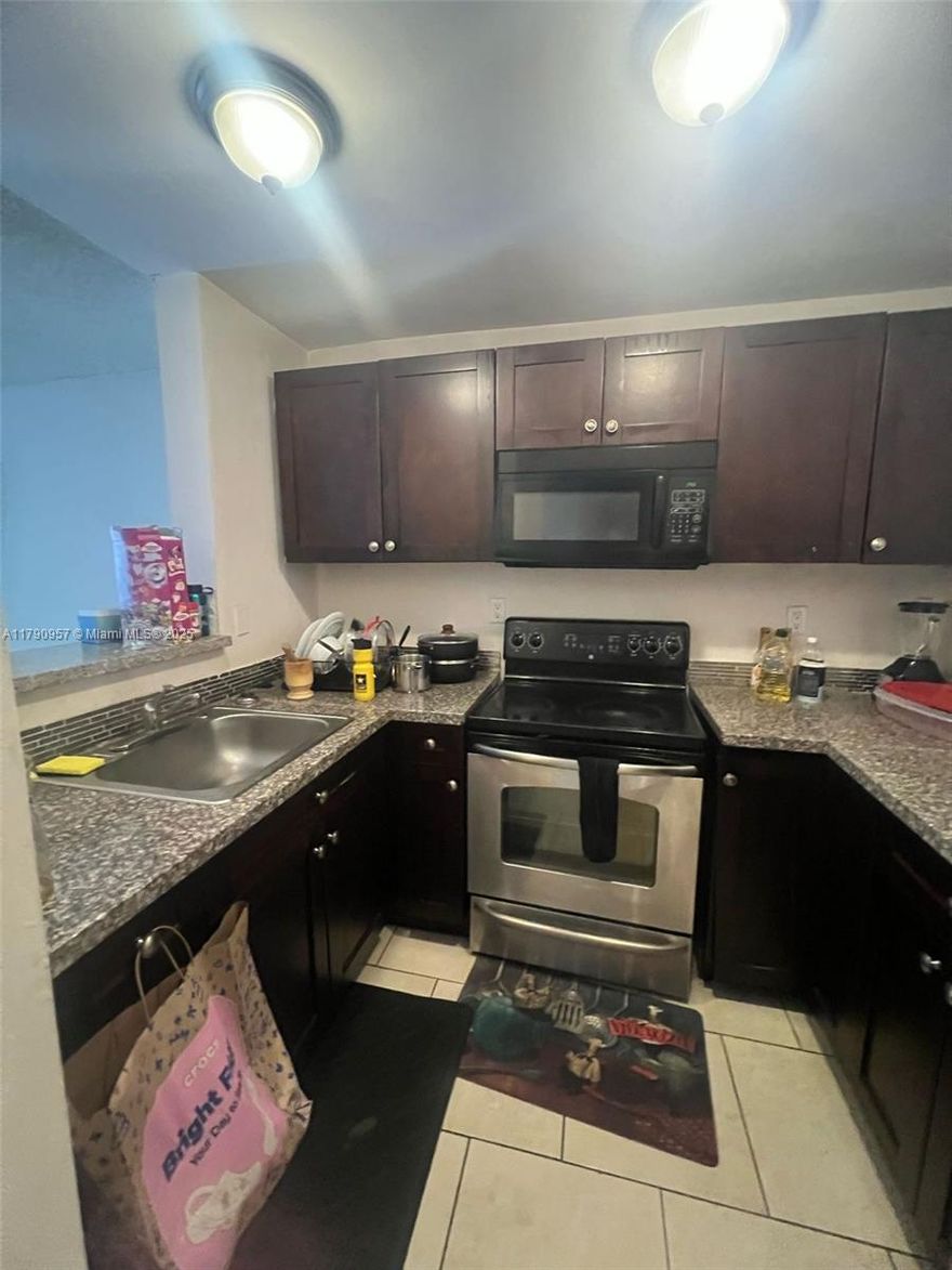 One bedroom one bathroom apartment located in Montecarlo Condominium. Located on the 2nd floor. Gated community with 24/7 security guard at gate. Unit is rented until June 30, 2025 $1650 monthly. Community features swimming pool, security guard, exercise room, management on-site, laundry facility on each floor. Pets up to 40lbs allowed. 1 assigned parking + additional spaces can be rented from the Association. SHOWINGS WITH APPOINTMENTS. 24 HOUR NOTICE.