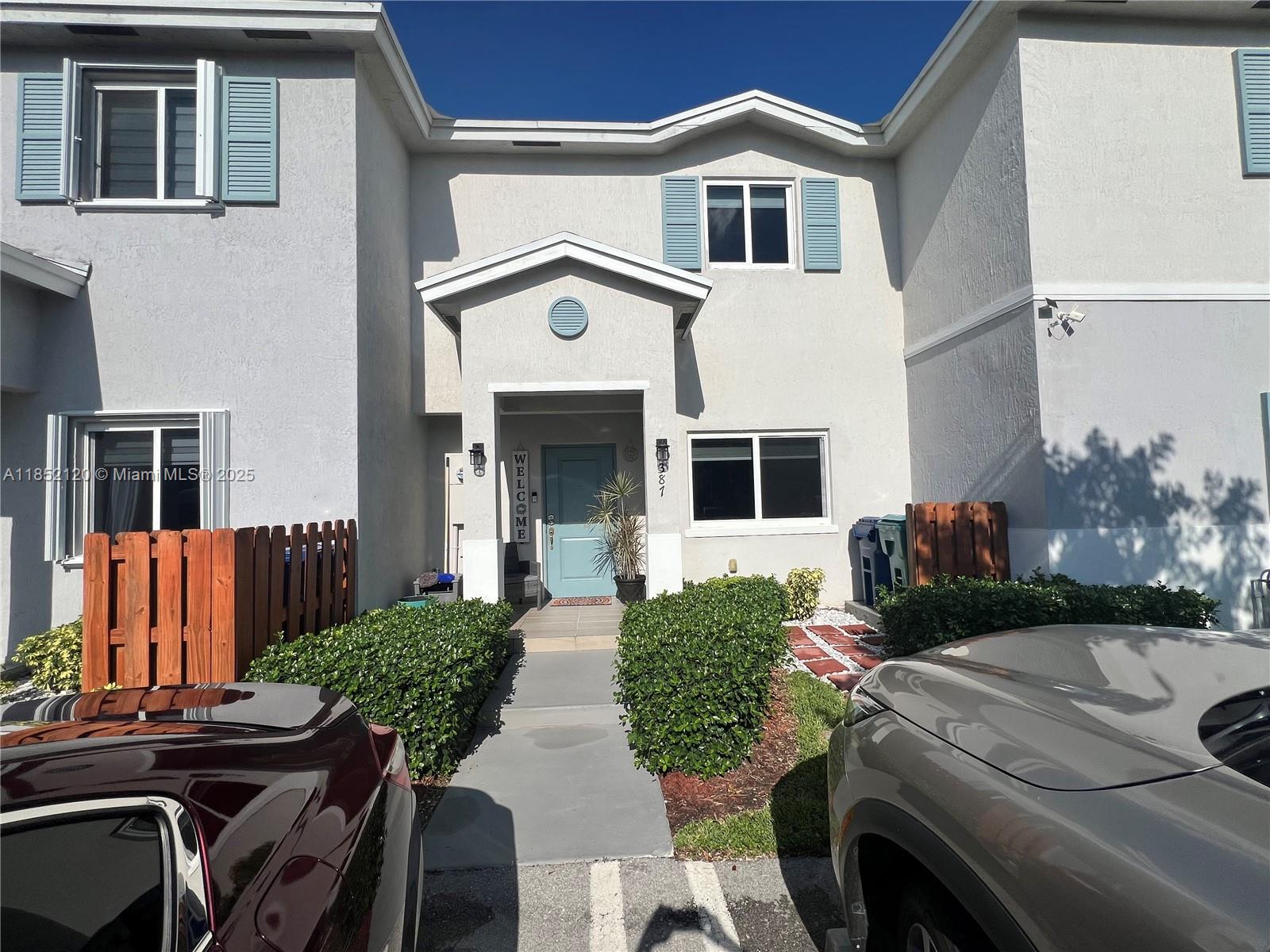 Spacious and beautiful townhouse in Forest Park Villas, built in 2023. This home is a 3-bedroom, 2.5-bathroom with 1,464 sq. ft. of living space in growing Florida City. It has an open-concept layout that features a bright living and dining area, family room and a modern kitchen with stainless steel appliances. The master suite has an en-suite bathroom and a large closet. Tile on the first floor, carpet upstairs, a fenced backyard to enjoy BBQ's and relaxing afternoons. There are 2 designated parking spaces, a community playground, and walking trails. Located near Florida Keys Outlet Mall, Publix, Walmart, Baptist Hospital, US-1, and just 30 minutes from the Florida Keys. Schedule your tour today!
