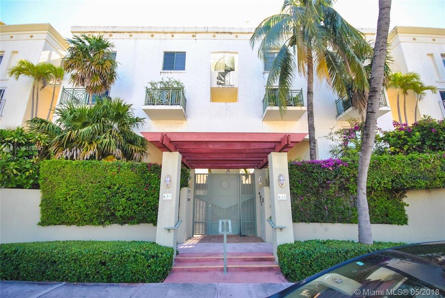 Experience the SoBe lifestyle in this gorgeous and furnished townhouse. This Modern Mediterranean Townhouse offers 2,000 SqFt of living area and a roof terrace with exclusive 360 degree views. Impeccable kitchen features stainless steel appliances, plenty of counter space, dishwasher, and microwave. Separate living & dining area allows for large family/friend gatherings! Captivating Master bedroom suite features a stylish double vanity, stall shower/ jacuzzi tub, and a private terrace. This home offers a 1-car garage AND assigned space in general garage. Enjoy this stellar location just walking distance to the best beach, shops and restaurants Miami Beach has to offer. **Unit available furnished for $4,000**