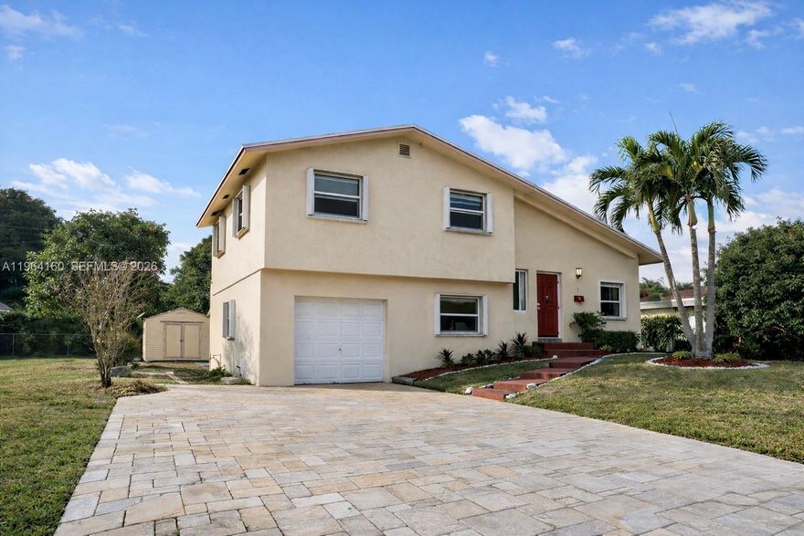 Priced to sell! Welcome to “Penelope” — a beautifully updated 3-bedroom, 2-bath home offering exceptional value in Pompano Beach. With over 3,000 sq ft of living space, a 2-car garage, and a versatile Florida room under A/C, this home delivers space and flexibility rarely found at this price point.

Move-in ready with fresh interior paint, updated bathrooms, modern lighting, upgraded finishes, and new luxury vinyl flooring in the bedrooms. Vaulted wood ceilings add warmth and character, while impact front windows, a newer roof, and HVAC system provide peace of mind.

Situated on a 6,300+ sq ft lot with mature fruit trees including coconut, mango, and Chinese plum, plus a large storage shed and room to expand or entertain.

Seller is motivated and open to concessions—making this one of the best value opportunities currently available in the area. Schedule your showing today.