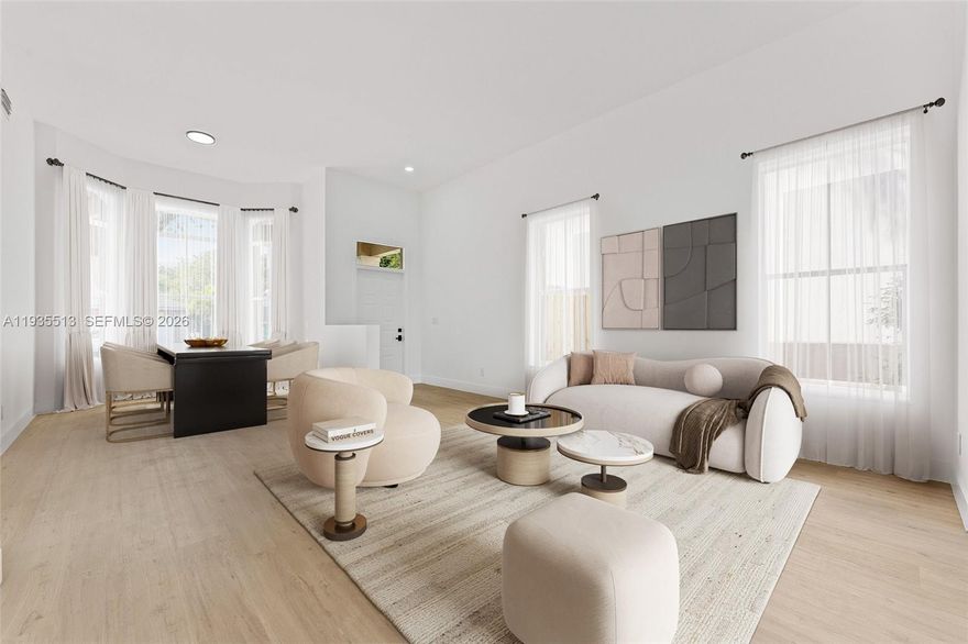 Spacious and light-filled 4-bedroom corner residence featuring an open, functional layout ideal for both everyday living and entertaining. This home has been completely renovated from top to bottom, showcasing new flooring, a fully updated kitchen, renovated bathrooms, and thoughtful upgrades throughout.

Additional highlights include a 2-car garage and a generous, private backyard, perfect for outdoor relaxation or gatherings. Situated in a well-maintained community with low HOA fees 

Ideally located near top-rated schools, shopping, dining, and major highways, this move-in-ready home offers comfort, convenience, and exceptional value.

Yearly HOA due of $410 to Winston Park HOA