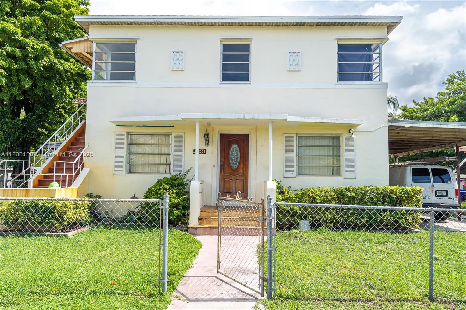 Fantastic Investment Property to own a Duplex next to the new David Beckham stadium,MIA, Miami River,River Landing,Brickell & Downtown. The 3/1unit rented at 2550.00, Another 3/1 rented at 2650.00, the 1/1 rented at 1600.00-below market value.Central ac , Upgraded PVC plumbing throughout.
Separate Electrical meters, Water meter is not. Upstairs & Downstairs they pay water 50/50.Electrical is paid separately. Bathroom upstairs was updated. All Fresh paint, and New stove replaced. Septic Tank was redone.
Schools:Comstock Elementary school, Citrus Grove Middle school, Miami Jackson Senior High School