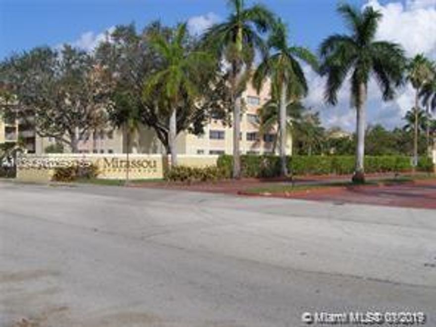 Beautiful 1/1 condo 749 sq ft , excellent condition all new appliances and new a/c.  Recently updated with laminated floors throughout. This property is located in a gated community featuring 2 beautiful pools as well as a Club house which includes a full gym with new workout equipment and much more. This property is located close to many restaurants and shopping centers and close to public transportation as well as easy access to Palmetto Expressway, Turnpike and I-75. The area will soon have one of the largest shopping malls in the country which will make this condominium extremely desirable and a great investment for the future owner.   Price to sell, this one will not last. Shown by appointment only. Currently tenant occupied with lease expiring in February.