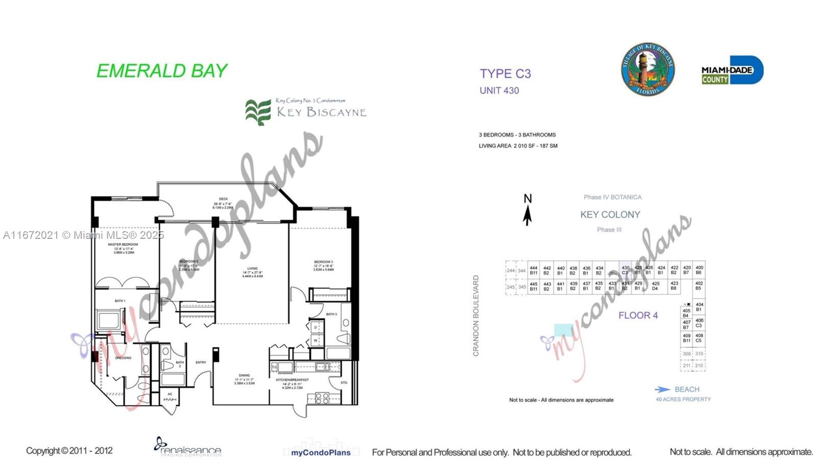 THE EMERALDBAY KEY COLONY - Residential Lease