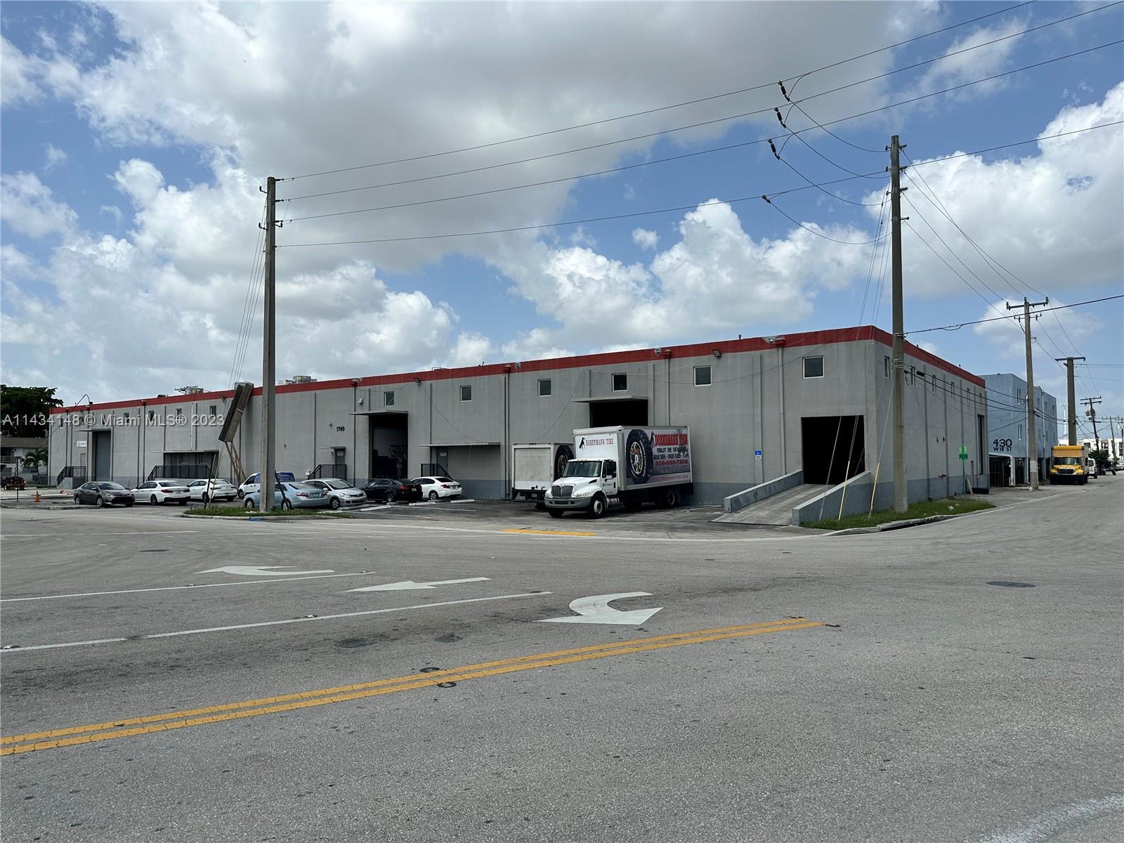 Warehouse in Hialeah! 27,674 square foot industrial improvement located at 1740 W 4th Ave
Miami, FL. It features 24-foot ceilings, four overhead doors, three-phase power, four offices
5000 SF in total size, with a conference room and reception. It’s situated on an acre parcel 3
miles from the Miami International Airport! Current owner installed a brand new roof for
$280,000 among other capital improvements. Owner financing available as well.