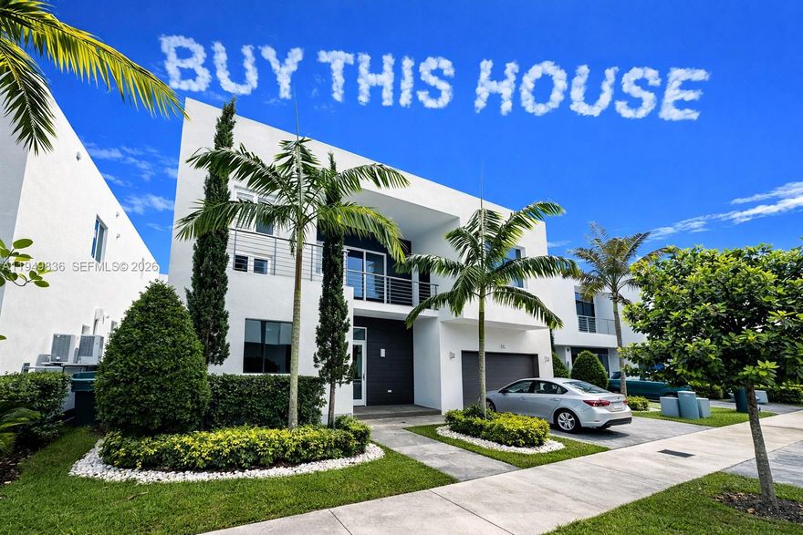 This property presents a unique opportunity for qualified buyers seeking flexibility beyond traditional financing. Private purchase structures may be considered, including alternative acquisition pathways. Non-traditional buyers, international residents, and those seeking a streamlined, discreet transaction are encouraged to inquire. Cryptocurrency consideration available.

Located in the prestigious and gated Modern Doral community, this contemporary two-story luxury residence offers the perfect blend of modern architecture, privacy, and flexibility for today’s global buyer. Thoughtfully designed with 10 to 12 foot ceilings, expansive open living spaces, abundant natural light, smart home features, elegant façades, balconies, and lush tropical landscaping, this home delivers true modern living in one of Doral’s most sought-after enclaves.

Whether you are relocating or establishing a long-term residence in South Florida, this home offers sophistication, security, and financing options rarely found in today’s market.

Ideally situated just minutes from Miami International Airport, major highways, Trump National Doral, Dolphin Mall, International Mall, and world-class dining, Modern Doral is known for its security, design-forward homes, and exceptional quality of life. The community was developed to set a new standard for luxury living in the City of Doral.