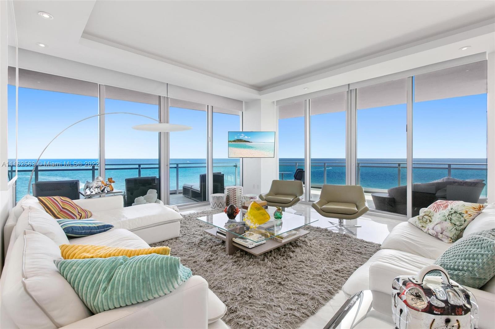PRICE REDUCTION! 
BEST AND UNIQUE LINE IN THE BUILDING FOR SALE! THE ONLY LINE WHERE ALL BEDROOMS HAVE OCEAN VIEW. FULLY FURNISHED 3 BED 3 1/2 BATH UNIT, FULLY EQUIPPED WITH HIGH-END FURNITURE AND ART PIECES IN ONE OF THE HIGHEST END RESIDENTIAL OCEANFRONT IN BAL HARBOR. AMAZING VIEWS!!! ENJOY ALL RITZ HOTEL AMENITIES, 2 RESTAURANTS ROOM SERVICE, BEACH SERVICE, SPA SERVICES AND MUCH MORE.  SPACIOUS BEDROOMS, WITH CORNER BALCONIES. WALKING DISTANCE FROM BAL HARBOUR SHOPPES. EASY TO SHOW.