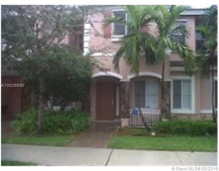 THIS LARGE 3/2.5 WATERFRONT TOWNHOME HAS IT ALL! FAMILY ROOM, FULL SIZE WASHER & DRYER, WOOD LAMINATE FLOORS, TILE DOWNSTAIRS, STAINLESS STEEL APPLIANCES, GRANITE COUNTERS, CROWN MOLDING, FRENCH DOORS. 2 PARKING SPACES RIGHT IN FRONT OF THE UNIT. LOCATED IN MAINTAINED TUSCANY COMMUNITY WITH COMMUNITY POOL AND PLAYGROUND. **CLICK SHOW ASSIST FOR EZ SHOWING INSTRUCTIONS**please note there is a $300 refundable common area deposit payable by tenant directly to the HOA