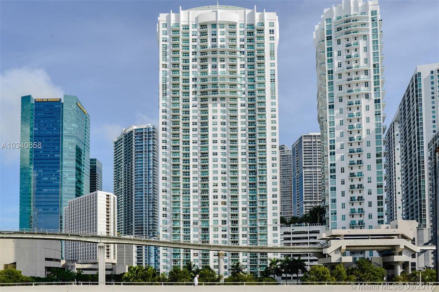 Corner unit, with TWO Bedrooms TWO Bathrooms, Large Balcony in the Living Room and another one in Master Bedroom. The Condo has wood laminate floor and beautiful views of the MIAMI RIVER and Brickell City Centre. The building offers 5 floors of amenities including 2 Floors of a state in the art GYM, POOL, SPA, Business Center and great management. This building is less than 0.5 Mile walking distance to all Brickell Restaurants, Movie Theaters, Mall, Office Building. Finally, the building has a metro mover station next to the Lobby that connects you to Downtown and South of Brickell.

FOR SHOWINGS PLEASE EMAIL LISTING AGENT.