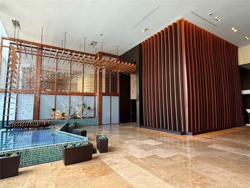 Spacious and bright 2-bedroom, 2-bath residence plus Den at prestigious 50 Biscayne Blvd, available for rent. Enjoy stunning direct views of Biscayne Bay with abundant natural light throughout. Features expansive balconies ideal for entertaining and a spacious Open concept layout. The primary suite offers two walking closets. Unit is equipped with blackout shades, window shades, and electric curtains in the living area. Full service building offering resort-style amenities including swimming pool, valet parking, state of the art fitness center, spa, and more. Prime location directly across from Bayside Marketplace and within walking distance to dining, shopping, entertainment, and public transportation in the heart of Downtown Miami.