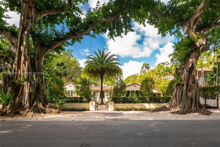 The privilege of living in a home on the Coral Gables Register of Historic Places is within reach. This 1924 Mediterranean Revival, a collaboration by city founder, George Merrick & architect H. George Fink is a gracious one-story landmark home, located on one of the most treasured streets in Coral Gables. Entirely updated & enhanced, this sublime home exudes character & glamour in rooms which are large, light & elegant. Elevated materials & quality workmanship give way to an entertainer’s dream. The main house boasts 4 bdrms/3.5 baths. The 2-story guesthouse provides an additional 2 bdrms/2 bths plus a bonus rm/office. A 16,700’ lot offers superb proximity to the magnificent Biltmore Hotel as well as Salvadore Park, Granada Golf, & Venetian Pool.  A Very Special Home.