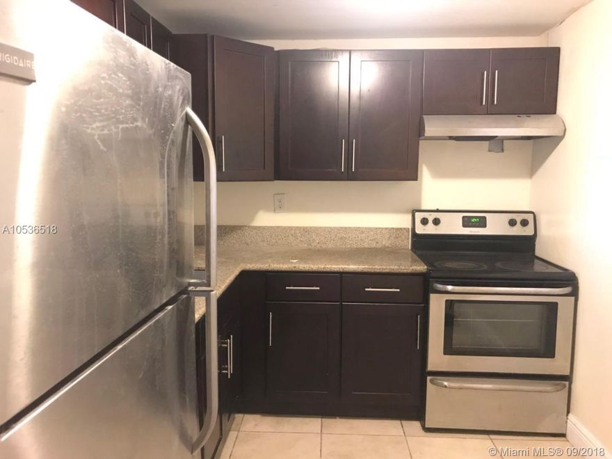 Upgraded apartment located in Dadeland, vacant, move in ready . Easy to show under lockbox. Close to UM and waking distant from the mall.