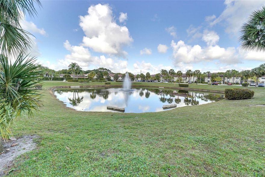 Wonderful central Boca Raton location, 5 miles from the beach, vey close to Town Center Mall, restaurants, and parks. This lake front two bedroom two bath condo has vaulted ceilings, split bedroom plan, 2 brand new bathrooms, walk in closet in master. Community pool, with area for car washing. Very quiet and well maintained community with no renters due to HOA requirements.