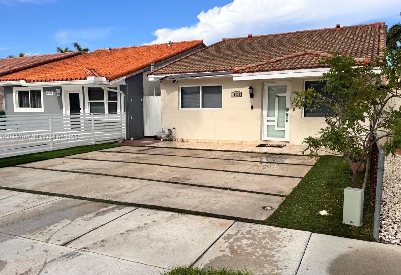Beautiful house in Hialeah Gardens, 3 bedrooms, 2 baths, remodeled, Impact Windows which is a great addition for the safety of the house, this house has a great space for the living, it is located inside a nice and quiet community, well maintenance throughout the years, Backyard fenced and has covered patio for relaxing time, great area surrounded by schools, shoppings and mayor avenues for easy access, no association, well motivated seller welcoming you to make this house your home.