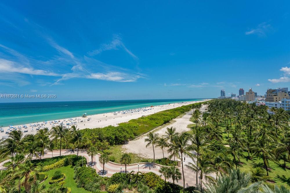 Opportunity to own one of the most coveted 04-line residences in reimagined Il Villaggio. This south-facing home offers a sprawling oceanfront balcony with unobstructed views of Lummus Park, Ocean Drive, and the Atlantic. Renovated with an open kitchen and private elevator entry, the residence bathes in natural light. The primary suite enjoys direct balcony access, while the guest suite features a private terrace. Beautifully furnished and move-in ready, this home epitomizes refined coastal living. Il Villaggio is a premier full-service building offering 24-hour concierge, beach service, ocean lounge, grilling terrace, and a magnificent state-of-the-art gym. Located at the heart of South Beach, steps from world-class dining and entertainment—oceanfront luxury at its finest