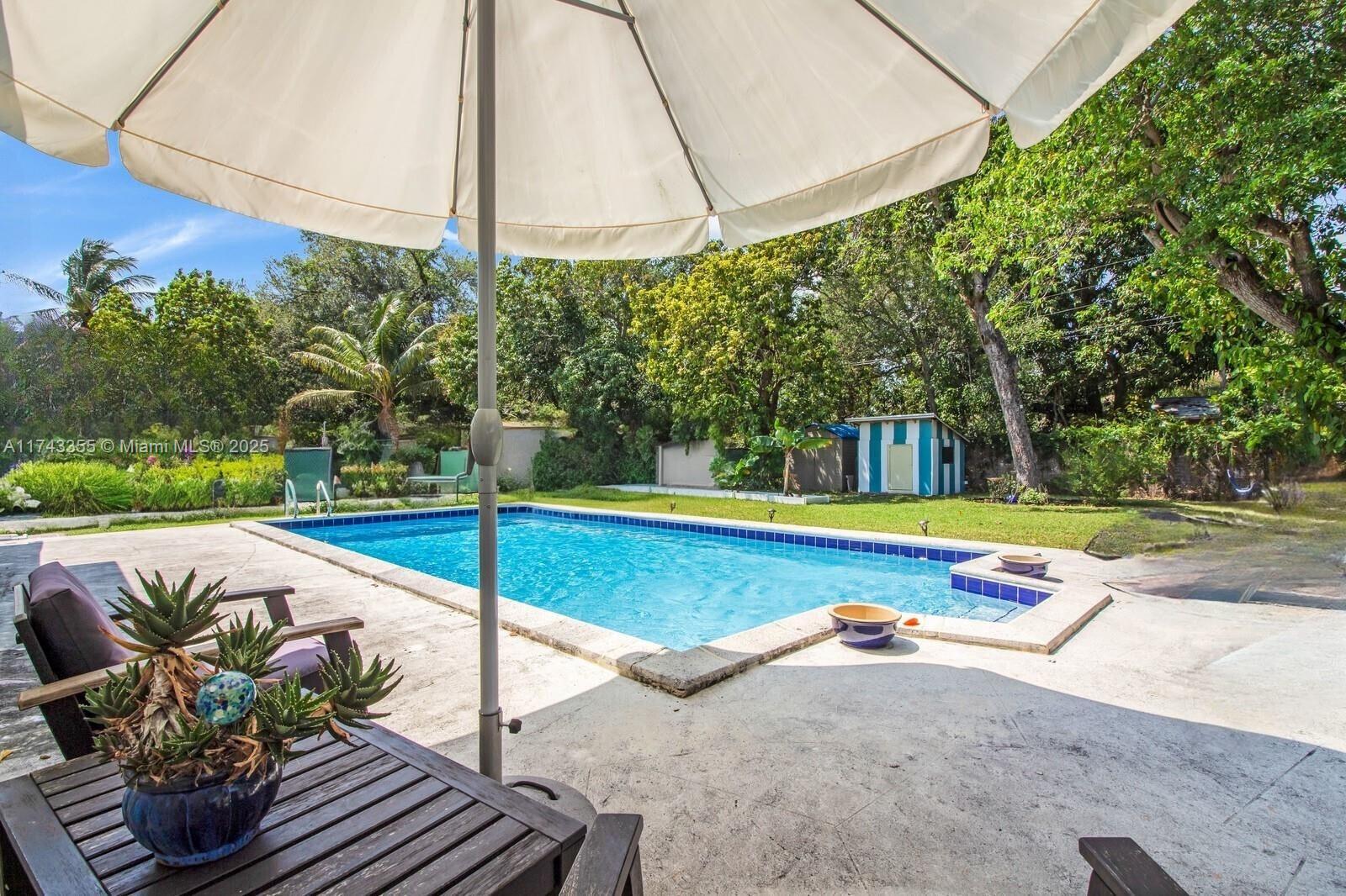 Priced to Sell. Larger then tax roll... This 1500 sqft, 3/2 on a huge fenced in lot aprox 10,000 sqft large bedrooms and tons of light. NEW ROOF, NEW WATER HEATER, NEW POOL PUMP, NEWER AC, PLUS NO FLOOD INSURANCE NEEDED ZONE X, This Single Family POOL Home has NO Homeowner Assoc. Sought out features include open kitchen white cabinets, SS appliances, gorgeous quartz countertop to match plus stunning terrazzo floors, indoor washer/dryer, freshly painted and new blinds throughout. Home rented till August at $4,250 a month. Make this your dream home or the best investment. Close to FIU and Barry as well as Aventura Mall and a short 10 min from the beach. Note: Possibility of seller assistance with mortgage rate buy down.