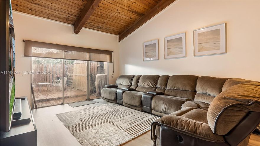 Motivated seller. Spacious and well-maintained 2-bedroom, 2-bath townhome with private loft, which may be used as a third bedroom, home office, or additional living space. Approximately 1,300 SF of living area, featuring high ceilings, tile flooring, ample storage, and a functional kitchen with solid countertops and range hood. Full-size washer and dryer inside the unit. Roof was done 2020, air conditioning system, and appliances were updated in 2022. Private enclosed backyard with great potential. Located in the Inverrary area of Lauderhill with low HOA fees and fast approval process, close to major highways, shopping, and dining.
 ALL OFFERS ON AS-IS WITH PRE APPROVAL, DU, POF (purchase & closing costs); 20-day loan commitment, 7-day inspection max, Loan approval must be sent from lender on official letter. Any request to tour a property constitutes acknowledgment & representation by the requesting Agent that they have an executed Buyer’s Brokerage Agreement with their prospective Buyer. This agreement must be in compliance with applicable NAR guidelines &MLS. Measurements are estimates. Pictures are copyrighted & cannot be used by anyone but listing agent.