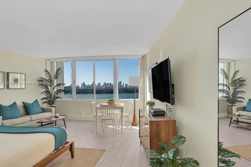 This fully furnished unit is located at the luxurious Mondrian South Beach Hotel. The hotel recently underwent a $20M renovation upgrading all amenities, which includes a full-service pool with panoramic bay views. Other amenities include multiple on-site dining options, the Aqua spa, a bay-front fitness center, a marina, a 24-hour concierge, valet, and much more. This is a perfect opportunity for a buyer to have a 2nd home in a high-star-rated hotel with the option to generate income as a short-term rental, either privately managed or through the hotel rental program. This unit is managed privately with all necessary licenses and certification for short term rentals. This property is located within walking distance of many restaurants and other South Beach attractions.