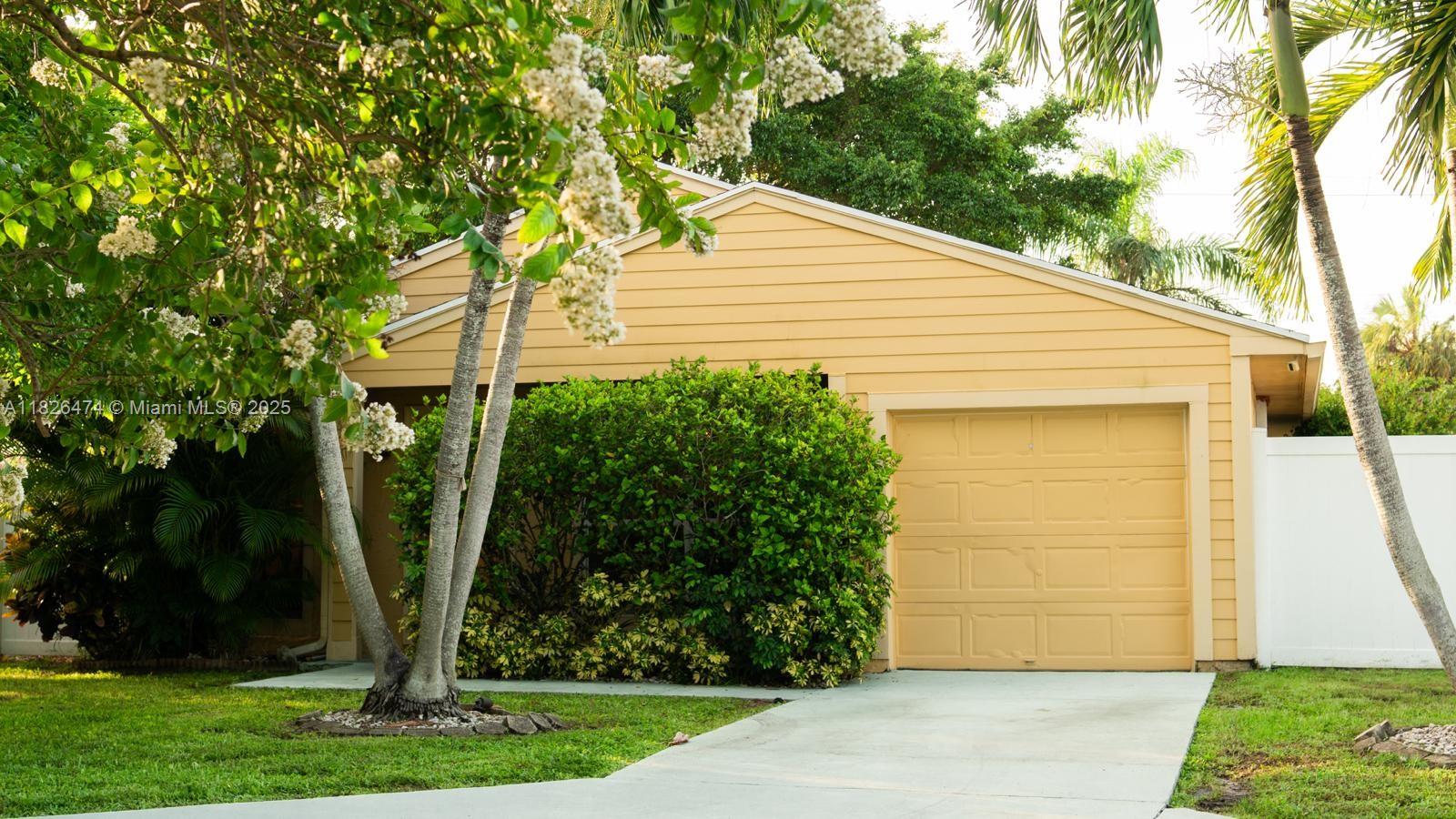 Wow Beautiful home just waiting for you! Located at the end of a quiet street with a huge backyard fenced with lots of privacy to enjoy your summer nights in Florida. Extra open space in front of the house - Open floor plan with eat-in Kitchen- Hurricane Impact glass windows. The garage is converted to a 4th bedroom or an office. This house benefits of great school area, low HOA, Community Pool, Tennis/Pickle Ball courts, and so much more! So hurry and don't miss this opportunity to make this your home!