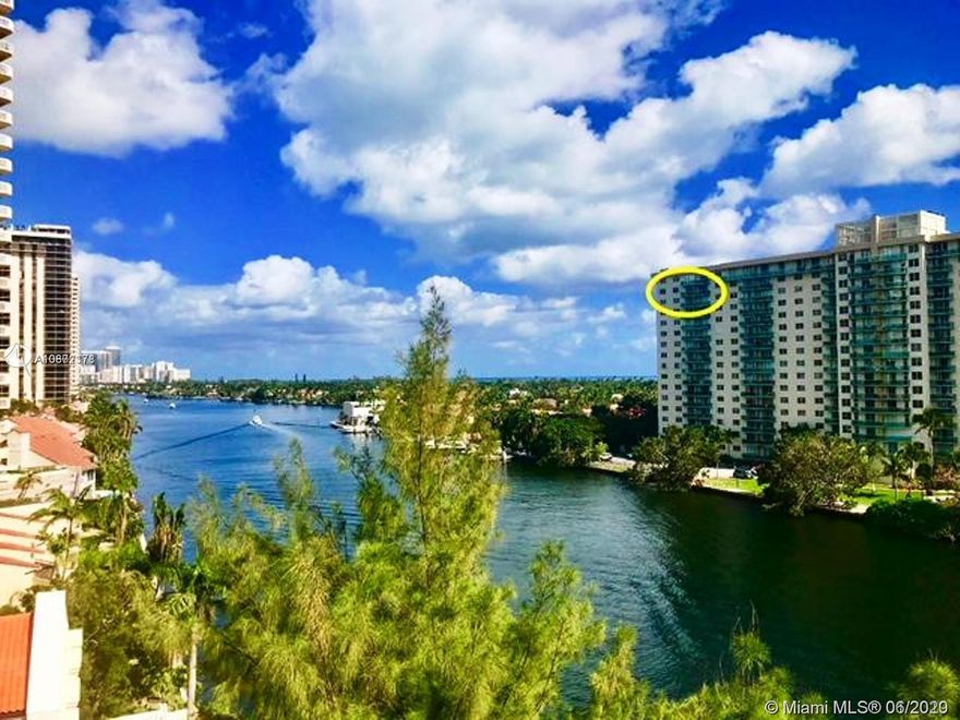 Beautiful IntraCoastal views from this corner remodeled 2/2 + den-bedroom unit, Open Kitchen, Stainless Steel Appliances, Washer/Dryer. Rent includes A/C , cable, internet. Assigned covered parking space #441. Across from the beach. Minutes from Aventura Mall. Amenities include pool, gym, barbecue area, social room, 24hr. security, Valet parking. Le Cafe House & Mini Market @ lobby level.