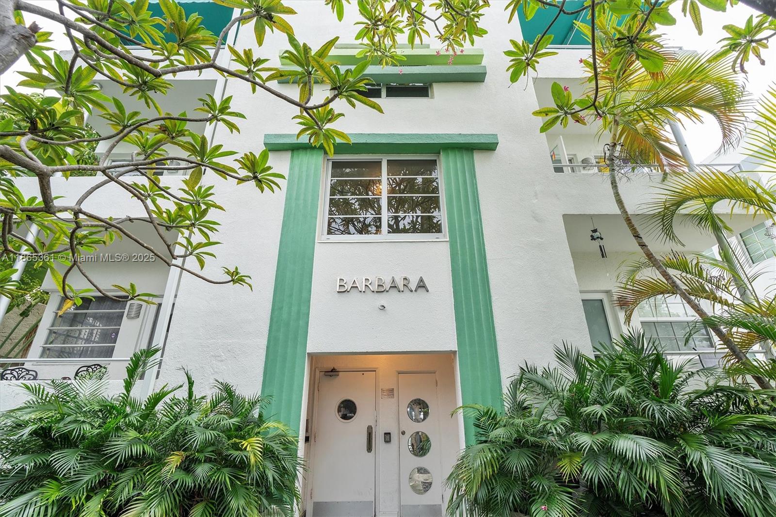 This charming 1-bed, 1-bath condo in The Barbara offers 450 sq. ft. of thoughtfully designed living space in a landmark Art Deco building. High ceilings and recessed lighting enhance the bright interior, and a brand new A/C was installed in 2025. The building is set behind flourishing gardens with fountains and outdoor seating, providing a serene entry and a unique character that reflects its historic appeal. Located just four blocks from the beach, the home offers easy access to the shoreline along with nearby dining and shops. For added convenience, there is bike storage within the building and a city garage located right across the street. With its blend of historic charm, smart use of space, and a prime location, this residence offers a distinctive opportunity to enjoy coastal living.