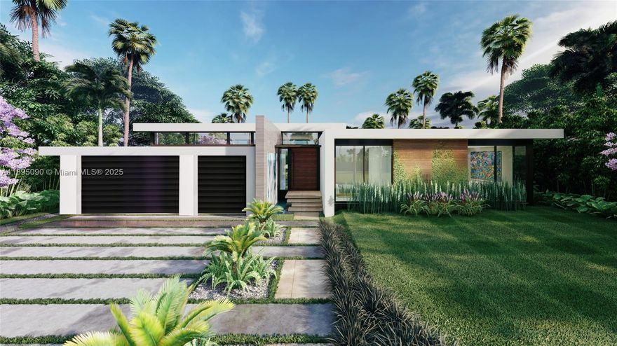 Welcome to your stunning 4-bedroom, 4.5-bathroom masterpiece offering 4,246 square feet of sophisticated living with a 3-car garage. You'll love the floor-to-ceiling windows showcasing panoramic views of lush tropical landscapes and the split-bedroom design ensuring privacy with all bedrooms featuring en-suite bathrooms.
Primary Bedroom Wing serves as a private retreat with two expansive walk-in closets, spa-like bathroom, and sweeping backyard vistas. The chef's kitchen centers around an oversized island with frameless cabinetry, perfect for entertaining. Step outside to your personal resort featuring pool, spa, and summer kitchen with spacious deck for relaxation or gatherings. Thoughtful details include a walk-in pantry and large laundry room where modern luxury meets timeless comfort.