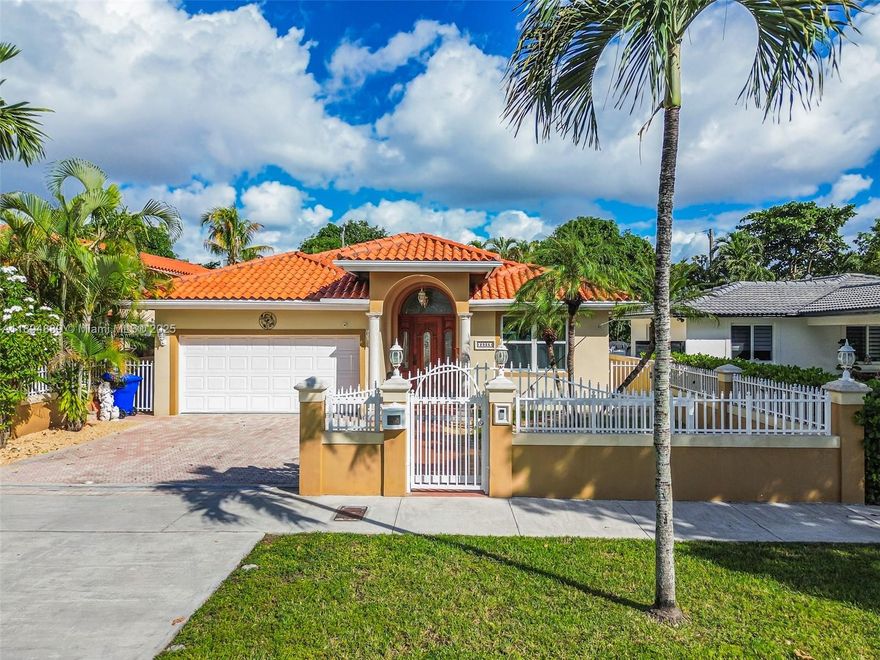 One-of-a-kind 4 bed, 3 bath home in the heart of Miami—walking distance to vibrant Calle Ocho, minutes to Versailles Restaurant, Coral Gables dining, and Coconut Grove festivities. Behind a concrete privacy wall and gated driveway, this home offers comfort and convenience with hurricane impact windows/doors, newer A/Cs with UV light, Ring camera, and smartphone-controlled gate & garage. Step into a grand marble entry leading to an open kitchen and breakfast area. Spacious interior laundry room with laundry sink and storage.  Enjoy a private backyard with flower-fountain centerpiece and lush greenery—perfect for morning coffee, entertaining, or sunset happy hours. A true urban retreat offering peace, privacy, and proximity to Miami’s best amenities.