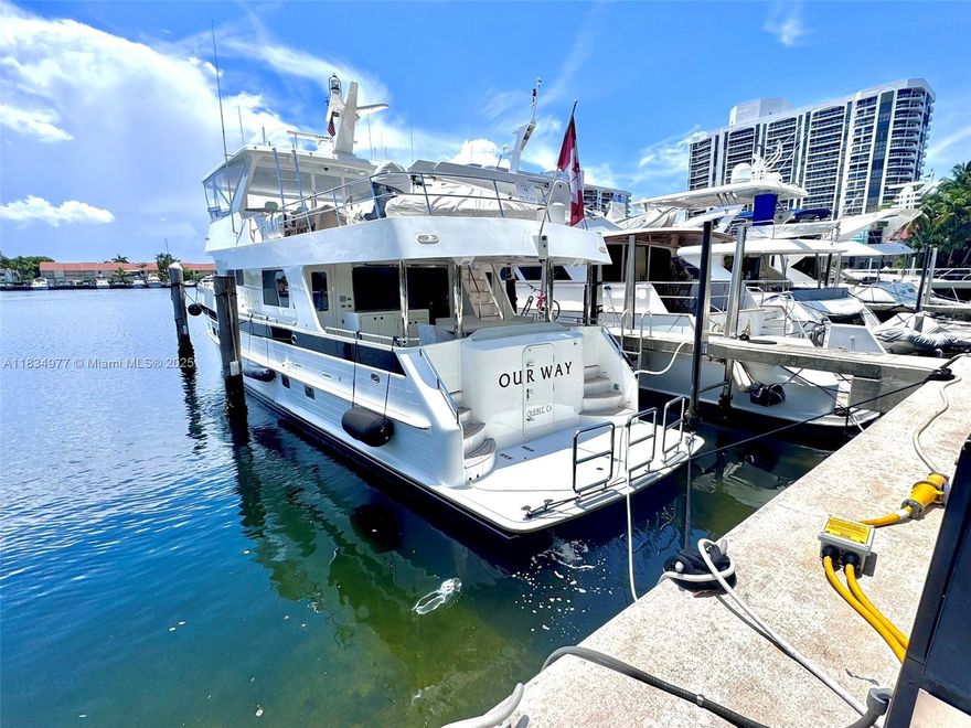 Rare opportunity to own a 90 Feet slip in the the highly desirable Aventura Waterways Marina. This deep-water berth offers direct Intracoastal access with no fixed bridges—ideal for avid boating enthusiasts. Enjoy the convenience of a dedicated on-site Dock Master, robust electrical connections (50–100 Amp service), and parking in the adjacent shopping center lot. Just 44 miles from the Bahamas and close to Ft. Lauderdale and Bal Harbour, this slip offers endless boating adventures. Its prime location is near Aventura Mall, Turnberry Golf Resort, shops, eateries, and the post office. Please note: living aboard is not permitted. $2,500 marina membership required.