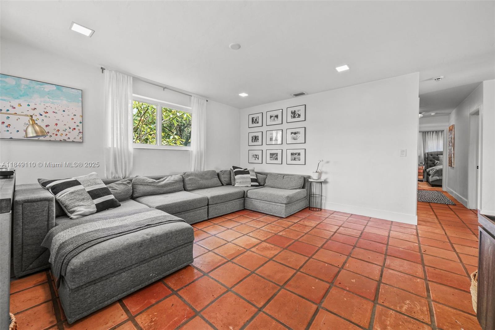 This beautifully updated 3 bedroom, 2 bathroom house is perfectly located in the convenient The Falls and Baptist area. The kitchen has been updated and offers ample storage space for all your needs. The bathrooms have been renovated, providing a fresh and modern feel. Throughout the home, you'll find impact doors and windows.
One of the highlights of this property is the large covered patio, which overlooks a stunningly designed pool. This allows you to enjoy the Florida indoor-outdoor lifestyle to the fullest. Cozy up to the firepit to create an inviting atmosphere for gathering with friends and family
Huge corner lot, providing extra privacy and space with a fenced-in yard perfect for families with children and pets. Great school zones including Vineland and Palmetto