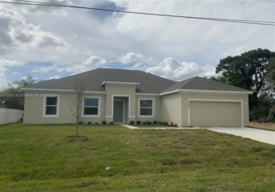 Spacious and well maintained home, perfect for large family  ,growing family or work from home individuals. Located on quiet street  Home is close to I95 and turnpike. NO HOA to apply or wait for approval. Very large eat in kitchen with granite counter tops. Spacious 2 car garage for added storage. Stainless steel appliances with extra large laundry room includes new washer and dryer. Owner accepting first and security to move in for qualified applicants.