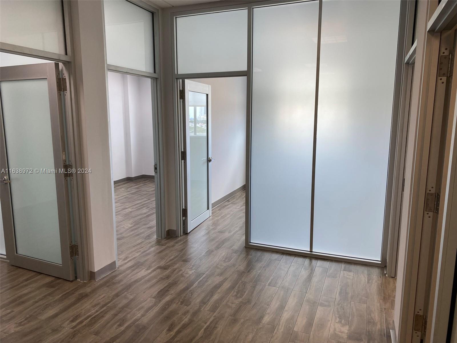 Professional Office for Rent / 6 Separate Offices + Reception area + Kitchen / 1,063 Sq. Ft. / 2 Assigned Parking Spaces / Guest Parking Available / Excellent Location between Aventura & Sunny Isles Beach; Directly Across from Oleta River Park; also walking distance to Shopping Centers and Restaurants. This Beauty is located on the 8th floor with Unobstructed Direct East Views of Sunny Isles Beach, Oleta Park & the Intracoastal!