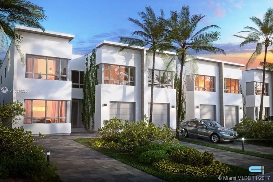 New Construction with 24 x 12 porcelain flooring throughout first floor, bathrooms, kitchen and foyer in staggered pattern.
10’ high ceilings in first floor and 9’ ceilings in the second.
Residents of Parc View Villas will be able to indulge in the natural richness surrounding the community. Backyards will border Oleta River State Park. Minutes from Miami Beach, Schools, Banks, Supermarkets, I-95, etc.