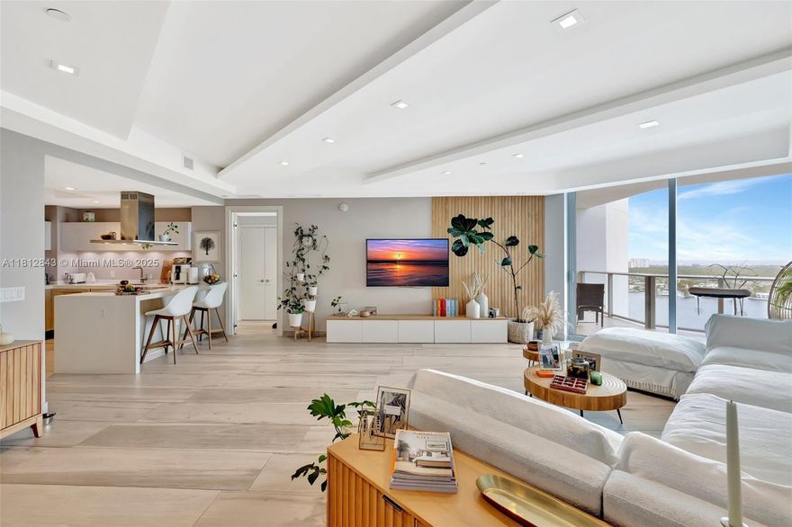 Stunning 2 bed + den in The Reserve at Marina Palms Yacht Club with panoramic views over the Marina, Intra-coastal & Ocean! Features High ceilings throughout, Recessed ceiling with lighting, Custom cabinetry, Electric shades  & more.  Large flexible den space as well as spacious primary bedroom w/ closet & bathroom! Building has 5* amenities including, a state of the art fitness center, Spa, Pool deck with bbq, business center, club room with 100'' TV, children's room. Located next to restaurants & close to Aventura Mall & Beach. Unit includes 1 assigned parking space + 1 free valet space