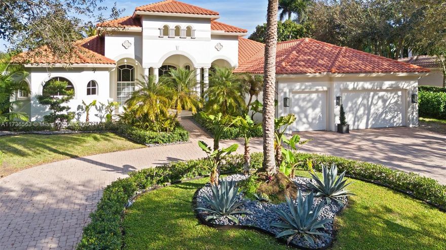 Welcome to the Exclusive sought after Gated Community of Stonebrook Estates. Enjoy Breathtaking Expansive Waterview's from this perfectly situated Waterford model 1 story triple split floorplan home featuring 5 bed + office & 5.5 baths. Fully remodeled with close to 1 million in premium upgrades which include new two-tier custom-built chef's kitchen w/ double full-size islands, appliance garage, built out pantry, bar 
 & Thermador appliances. New roof & remodeled bathrooms.  All new 3 ac's, pool equipment, sprinkler system, water heater, roller shades/linens, LED light fixtures, custom closets, bedroom flooring, landscaping, interior & exterior painting. Community features clubhouse w/ fitness center, media room, party room, playground, tennis, pickleball, basketball, & volleyball courts.