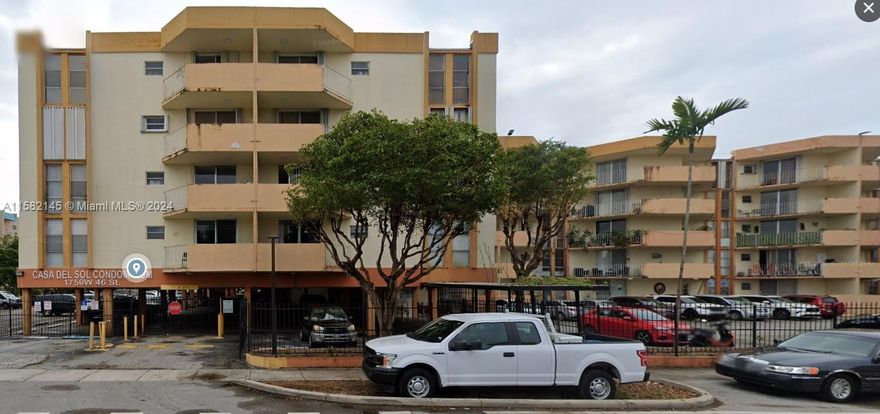 Don't miss this opportunity to live in the heart of Hialeah! 3/2 large unit in Casa Del Sol Condo. One of Hialeah's premier condos. amazing opportunity to invest in this safe & quiet building in the heart of Hialeah! Right across Westland Mall, behind Miami-Dade Community College, & within proximity to houses of worship, supermarkets, expressways, schools, etc. Washer and Dryer in unit.
The building is undergoing repairs due to a 40-year re-certification. The roof has been replaced & seller has paid the special assessment. Unit is occupied by tenant.