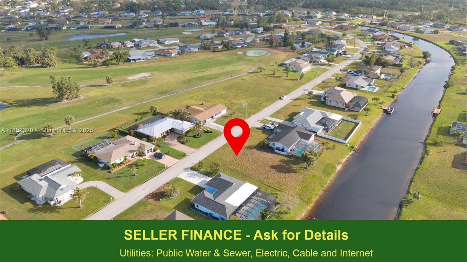 Seller Finance-Discover the perfect opportunity to own a piece of paradise in the highly desirable community of Rotonda West, FL. This Waterfront vacant residential lot is nestled in a serene and well-established neighborhood, surrounded by scenic canals, nature preserves, and beautifully maintained homes.
Whether you're planning to build now or invest for the future, this lot offers public water and sewer access, paved roads, and is situated in a deed-restricted 5 golf courses community. Enjoy the peaceful coastal lifestyle with close proximity to world-class beaches, boating, fishing, golf courses, walking trails, and the beautiful waters of Charlotte Harbor and the Gulf. Build your Dream Home... All Utilities available.