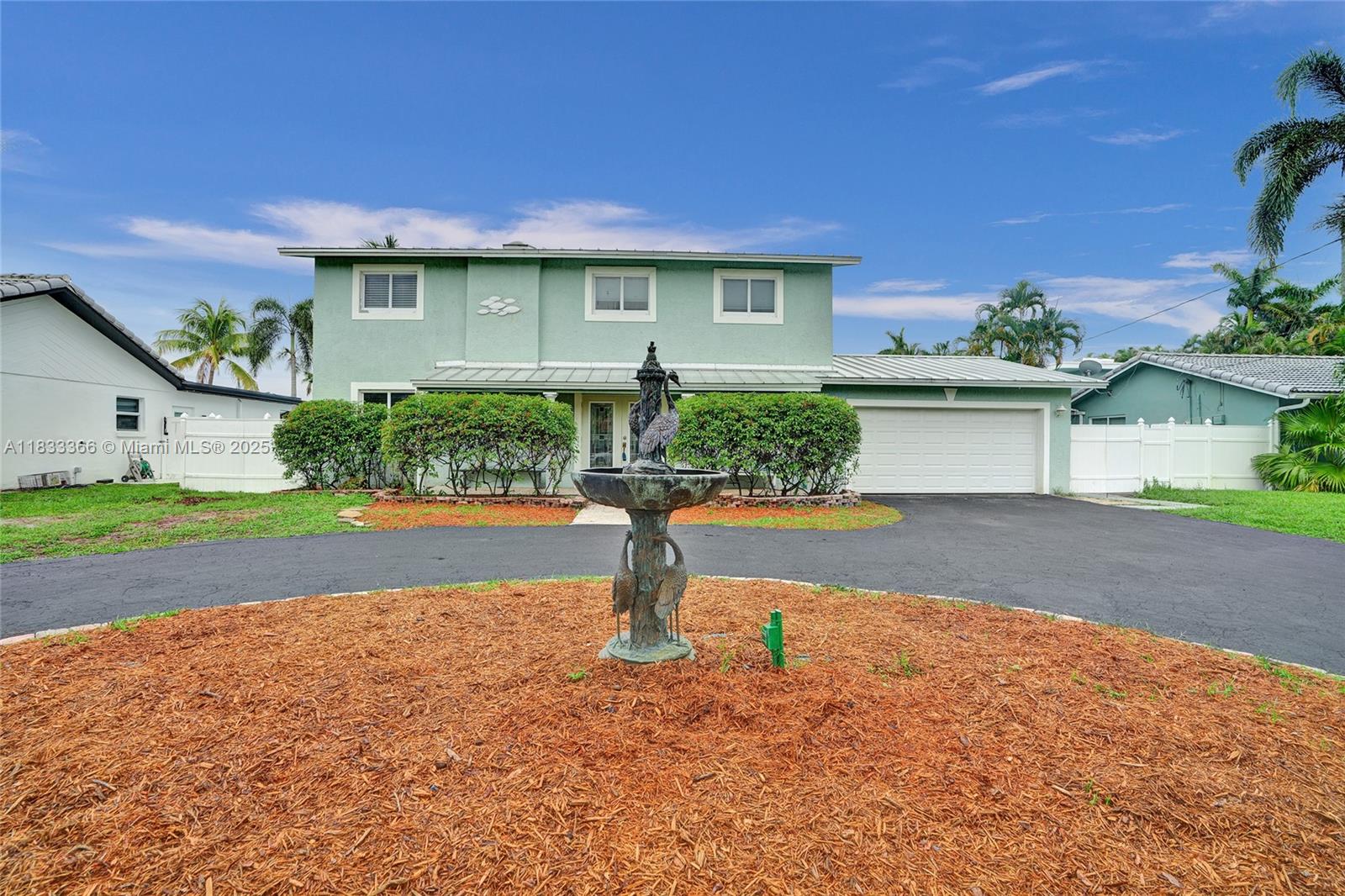OCEAN ACCESS. Waterfront Living in Plantation Isles! 5-bed, 3.5-bath home situated on nearly 1/3 of an acre, with an oversized 2-car garage, large driveway, and side yard parking—perfect for your boat or RV. Huge and private yard features a saltwater pool and private dock with 30 ft of private dock space...2 fixed bridges. Features include impact windows and doors, metal roof, tile flooring, an open kitchen with ample counter space, formal dining area, and 2 master suites with walk in closets. Located in a quiet, established neighborhood and close to everything—this is true South Florida living. You're close to golf courses, top-rated dining, and major retail. With the international airport just 15 minutes away and highways within easy reach, daily commuting and travel are effortless.