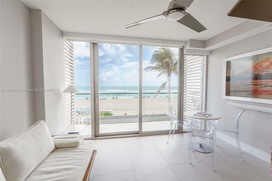 Exclusive Oceanfront Cabana at Residences by Armani/Casa! A rare opportunity to own a private beachfront retreat in Sunny Isles Beach. Featuring modern finishes, floor-to-ceiling glass doors, and direct beach access, this cabana offers the perfect space to relax in luxury. Available only for Armani/Casa residents. Don’t miss out!