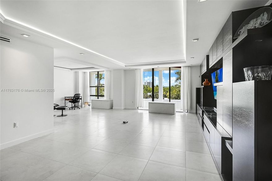 Price to perfection for a large & bright 2/2 unit at Balmoral in Bal Harbour, split floor plan, remodeled wih Laminated & Tile flooring; Great amenities, bellman, 3 tennis courts, 2 party rooms, bar, unit storage, pool with beach service daily, valet parking, 5 elevators, new restaurant coming soon, valet parking, bike storage, library.;  Across the street from the Mall of Bal Harbour w/ great shops and Restaurants. Unbeatable location West Views including Bal Habor Shops Mall; Building is in the process of renovations in all common areas.