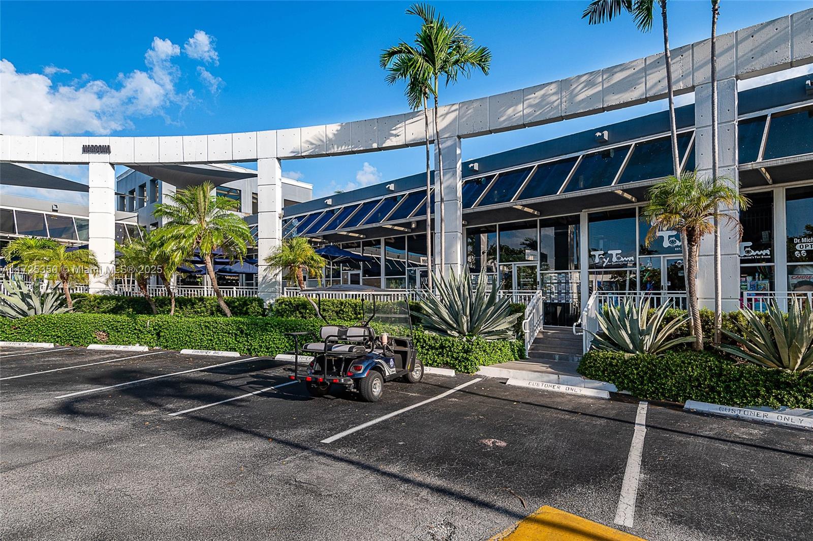 Landmark business and real estate opportunities. Commercial condo space C43 in the Square Shopping Center in the heart of Key Biscayne. The Square Shopping Center offers a spacious two-story layout with high ceilings, a separate private bathroom. This prime location is perfect for both retail and office use, high traffic, vibrant shopping center that includes restaurants, salons, ice cream shops, pharmacy and more. The center's foot traffic and diverse range of businesses make it an ideal spot for gaining visibility and attracting customers. Open parking and valet. Also ideal for investors who are looking for real estate and EB5 investors with a fully established business in place. This space offers options. Full inventory available for sale $150,000. Please do not speak with employees.