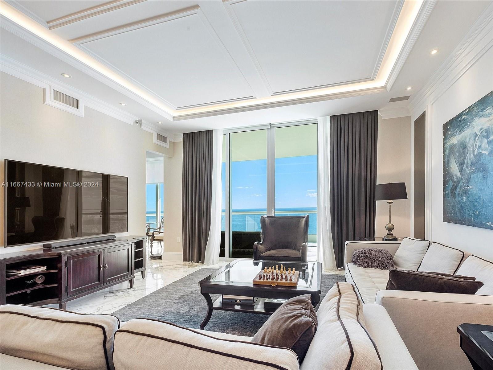 Rental Property at 16047 Collins Ave 2602, Sunny Isles Beach, Miami-Dade County, Florida - Bedrooms: 2 
Bathrooms: 3  - $15,500 MO.
