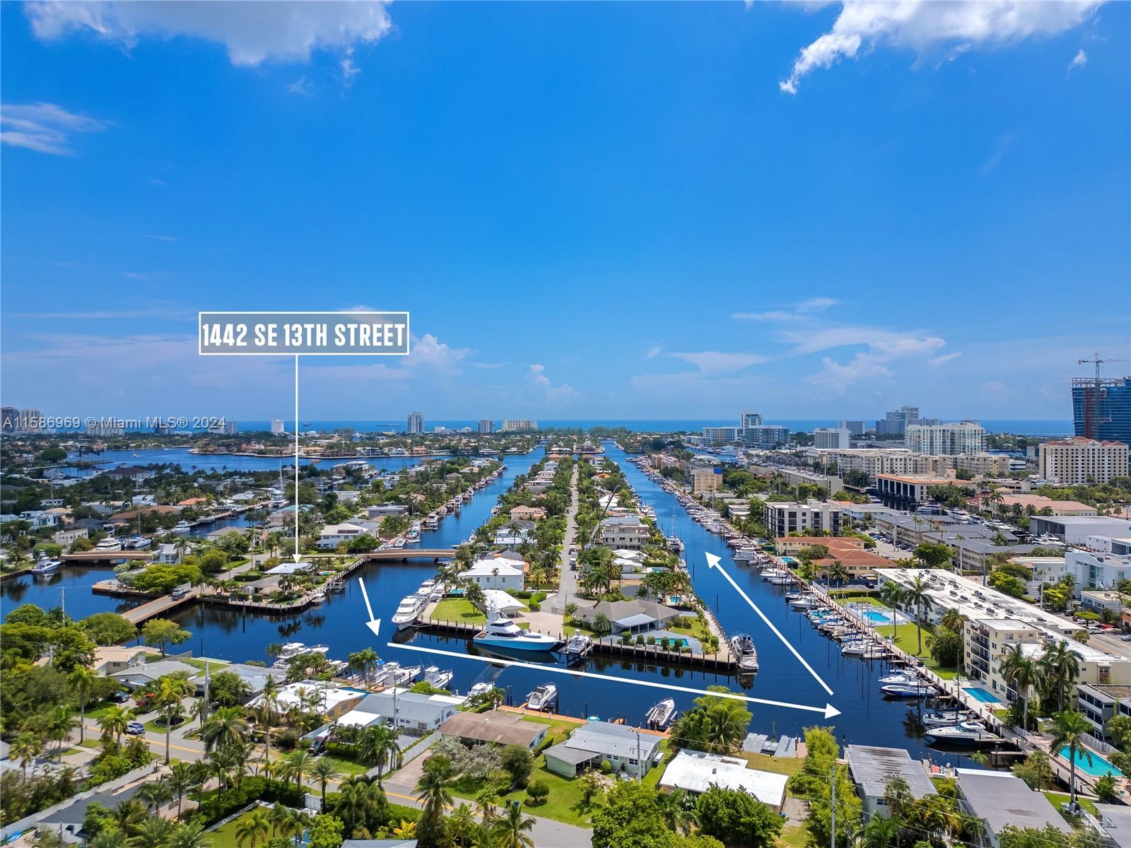 Rental Property at 1442 Se 13th St, Fort Lauderdale, Broward County, Florida - Bedrooms: 4 
Bathrooms: 3  - $8,000 MO.