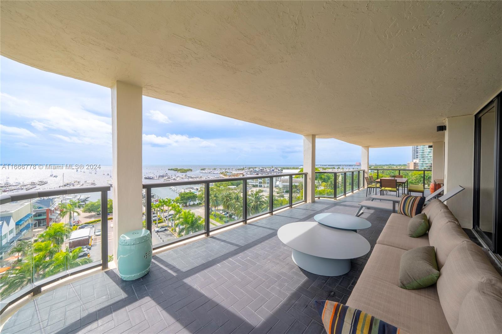 Welcome to this stunning 2-bedroom, 2-bathroom waterfront condo in the highly sought-after Coconut Grove Bayshore Condos. This beautifully updated unit offers breathtaking views of Biscayne Bay and the Miami skyline from every room. Featuring an open layout, wood floors, and impact windows, this condo is just steps from the best dining, shopping, and entertainment in Coconut Grove. Enjoy luxurious amenities including a tennis court, pool, and sauna in this prime location. Don't miss the opportunity to experience waterfront living at its finest!