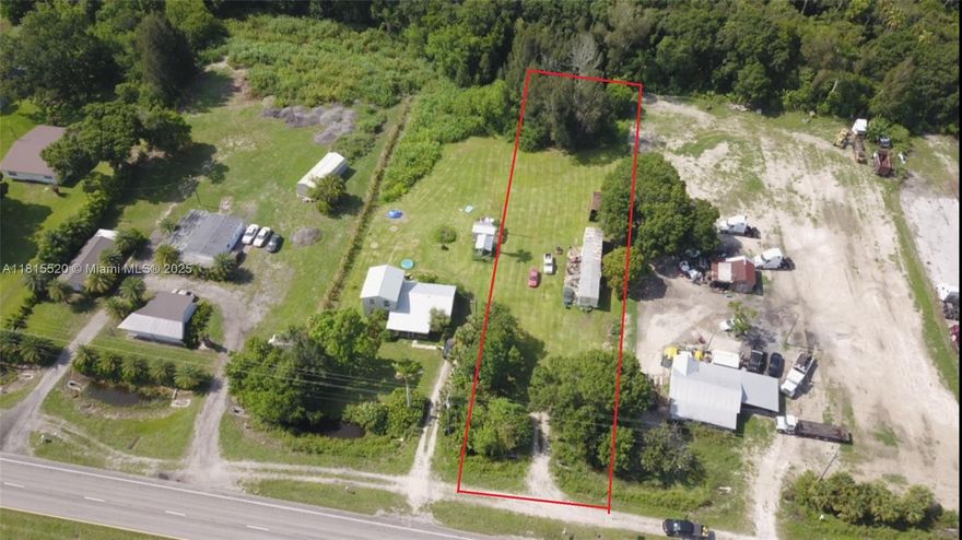 This property is a promising investment for anyone wanting to own land located on US HWY 27 in Clewiston. Clewiston is a modest town that is rapidly growing. This property is highly visible from the highway and is currently being occupied by tenants. The existing mobile home on the property is in poor condition, this property is being sold “as is”. This is a great opportunity for anyone who would like a potential commercial property as the land can be rezoned to commercial, must follow and meet the County’s requirements. Clewiston is conveniently located near major cities, such as Miami and Fort Myers.  Don’t miss your chance to own a property located on HWY 27 in America’s Sweetest Town!