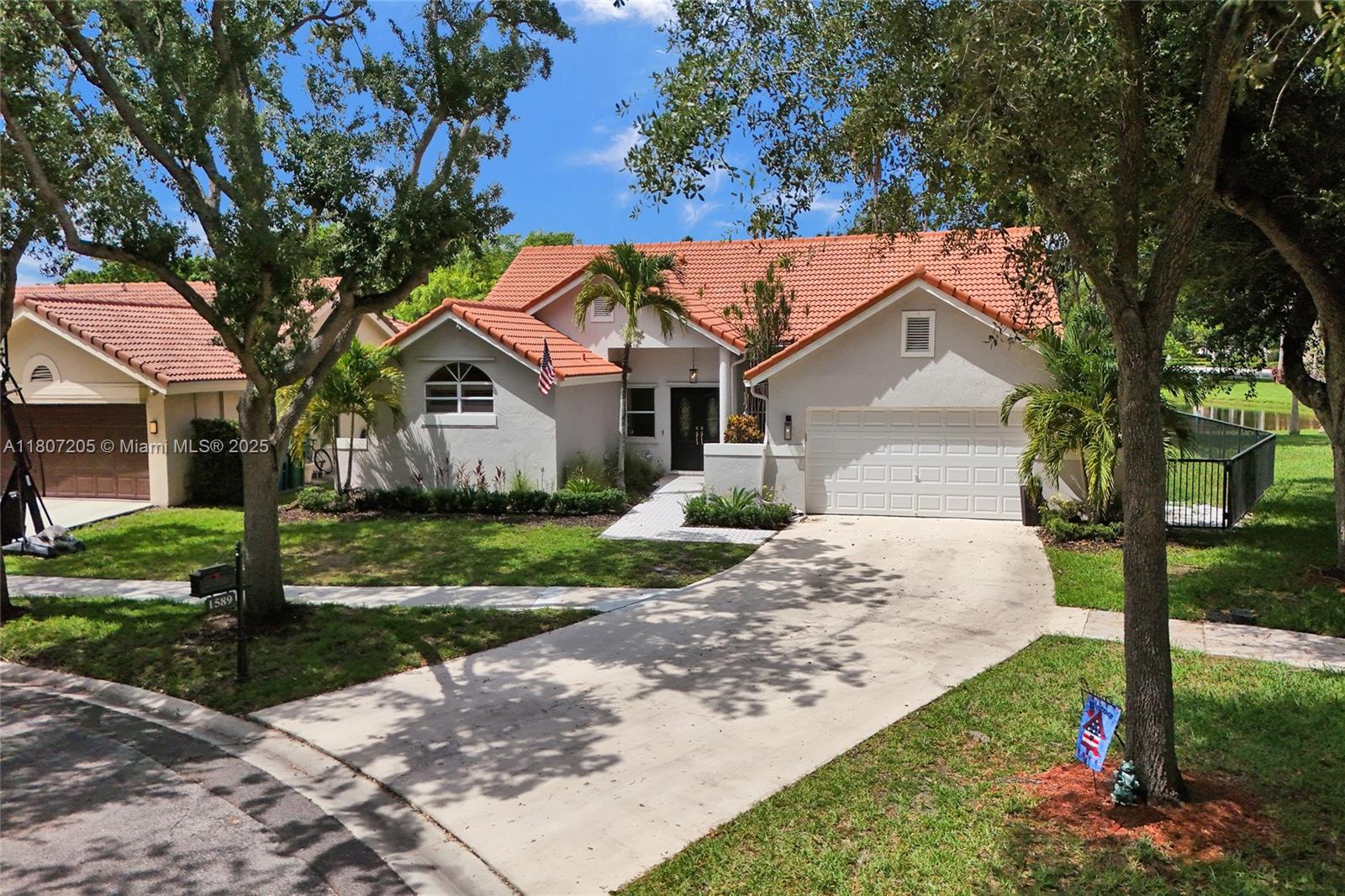 Property for Sale at 1589 Eastlake Way, Weston, Broward County, Florida - Bedrooms: 4 
Bathrooms: 3  - $975,000