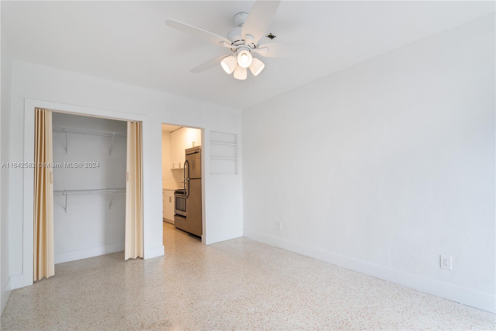 Remodeled Large Studio in Little Havana. This spacious unit is located within walking Distance to Calle 8 and is completely remodeled. Contains terrazzo floors, new kitchen with stainless steel appliances and quartz countertops, remodeled bathroom, private outdoor patio space, and 1 assigned parking. Building is newly remodeled and has onsite laundry facility. Location is close to everything - Brickell, Downtown, Coral Gables, Jackson and 2 blocks to Ball & Chain and everything Calle 8 has to offer! Short Term lease considered for $1,800 monthly. Deposit and 1st month to move in.