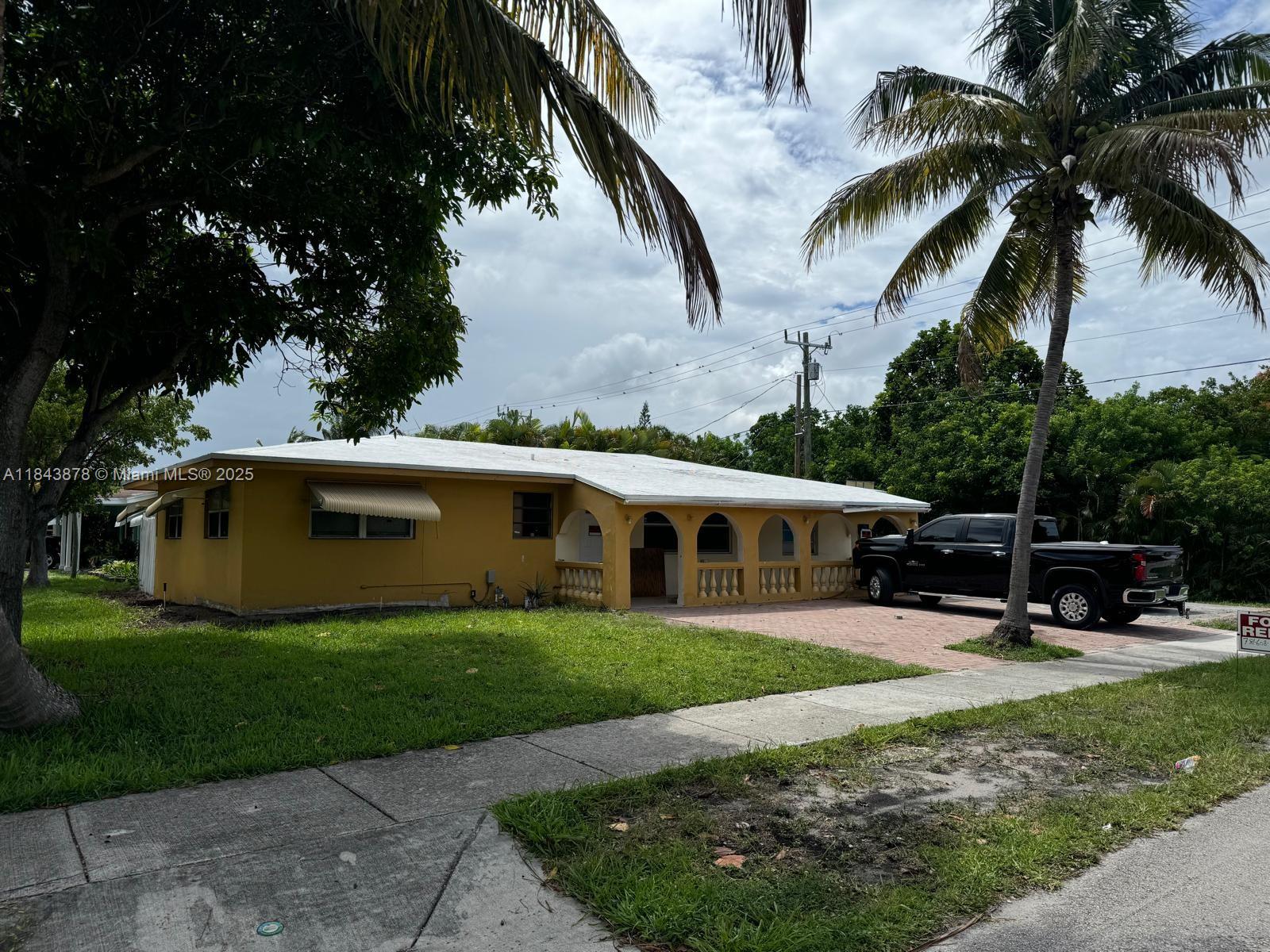 Welcome to this beautifully renovated single-family home at 4201 NE 18th Ave, Pompano Beach! 3 bedrooms, 2 bathrooms. Recently updated with modern finishes, this home offers bright and airy living spaces and a spacious, fenced yard with plenty of room to park a boat, trailer, or RV. Located directly across the street from a 50+ acre park featuring baseball fields, tennis and basketball courts, and open green space, you'll enjoy both the tranquility of your private yard and the vibrant amenities right outside your door. Nestled in a quiet, convenient neighborhood close to shopping, dining, and the beach, this home perfectly blends comfort, functionality, and the Florida lifestyle. Don't miss the chance to make it yours!
