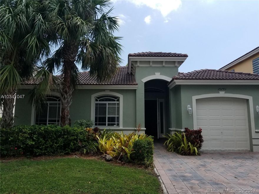 LIKE NEW HOME, NEW DESIGN WITH HIGH CEILINGS THROUGHOUT THE HOME. COMPLETELY TILED, GRANITE COUNTER TOPS, LARGE PATIO WITH ENOUGH ROOM FOR A POOL.Two cars garage and open layout are offered for a very competitive price. You Can Pay your rent online, schedule Maintenance service and more. This home can be yours today, contact us to complete the online application (ask for qualification requirements). Call or apply fast or someone will do ! Fast Approval Excellent Rental opportunity. Must See it ! EASY TO SHOW IN LOCK BOX