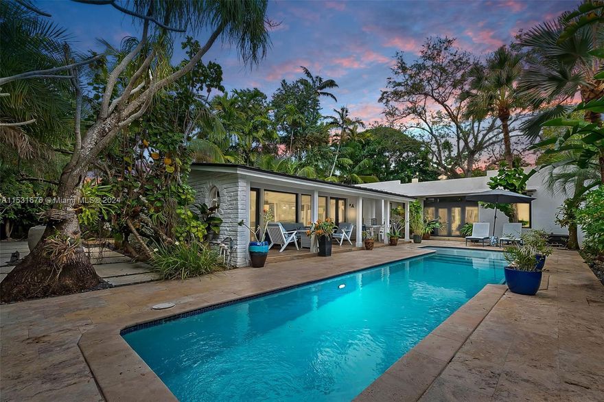 Welcome to your oasis of luxury and tranquility, where every entrance through the gated property unveils a lush tropical landscape that transports you to paradise. Step into this meticulously renovated 3-bedroom, 2.5-bathroom retreat, complete with a lap pool for your enjoyment, new roof, pool water heater, generator ready. Nestled amidst verdant foliage, this haven offers the perfect balance of seclusion and convenience, with Whole Foods just around the corner and the town center a leisurely stroll away. With access to both top-tier public and private schools, immerse yourself in the charm of a small-town ambiance while relishing the endless opportunities of a bustling metropolis, all from the comfort of your tropical sanctuary. Showings will begin on Saturday, March 2, 2024.