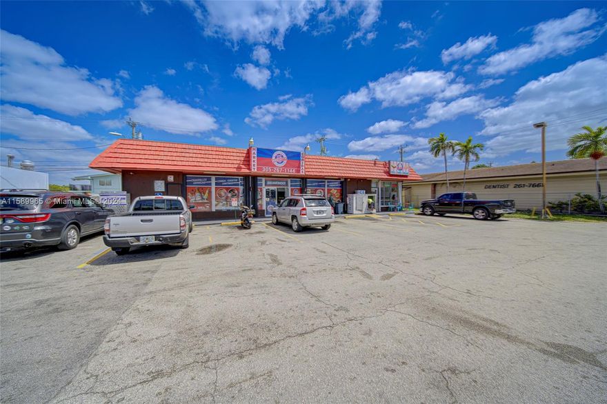 Remarkable opportunity to acquire a commercial property in prime location in coral way. The Property consists of 2 units.A 4,006 Sq.Ft building on  (15,000 Sq.Ft) Lot Size w/12 parking spaces onsite. One space currently operates as a market/restaurant equipped kitchen with grease trap, walk-in freezer ,storage, and hood.The second space currently a restaurant with a kitchen storage both units have their own bathroom .It offers Street Front Retail entrances The roof was recently replaced  in 2023 with warranty for 5 years. Tenant are there until 2027. HD Video Available. CALL US ANYTIME, WE PICK UP!